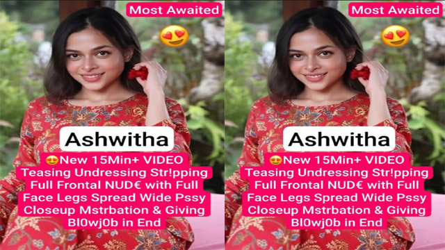 Ashw!tha Most Awaited New Teasing Closeup Mstrbation