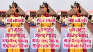 Desi GF PHD in Blowjob Boobs – Giving Amazing Free Porn Video