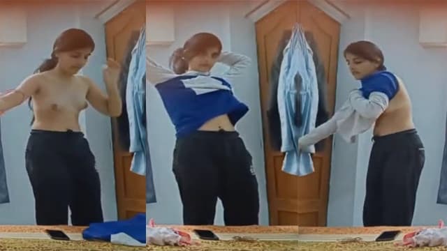  Desi Cute Slim Sis Mom Captured Old-New Update